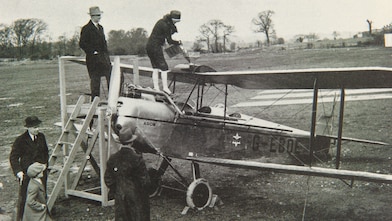 photograph of Shell's business fligth