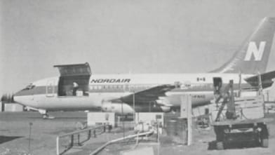 Side view of old plane