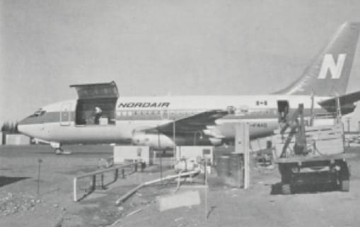 Side view of old plane