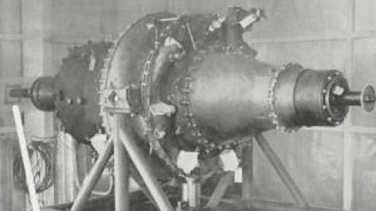 Photograph of new engine