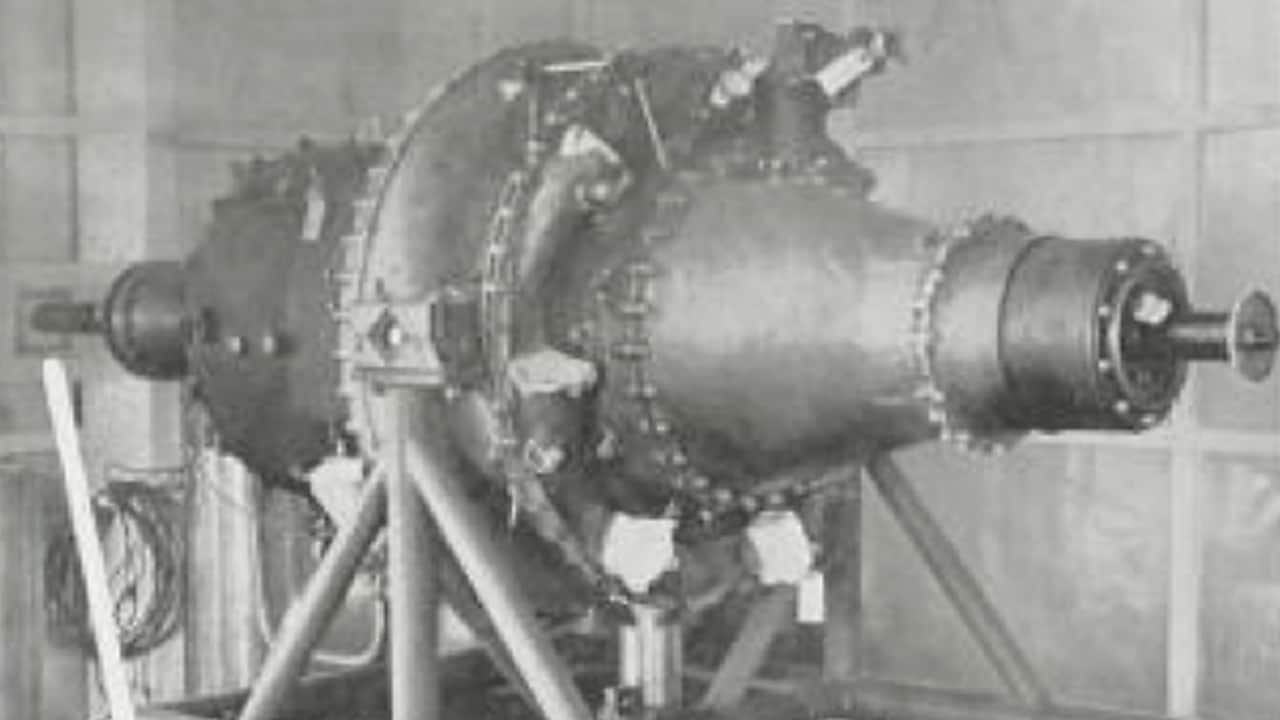 Photograph of new engine