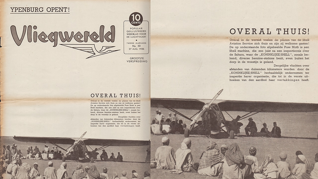 Photograph of African routes supported by Shell.