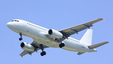 Plane in air
