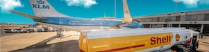 Shell fuel truck
