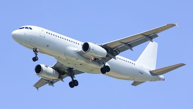 Plane in air