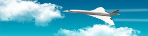 Plane is flying in the sky