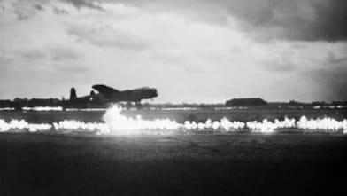 Plane landing