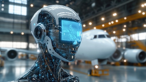 Futuristic human robot