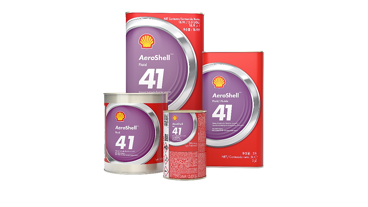 Aeroshell 5606 AeroShell Fluid 41 Hydraulic Oil - 1 Gallon, MIL