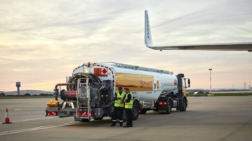 Shell Aviation fuel tank
