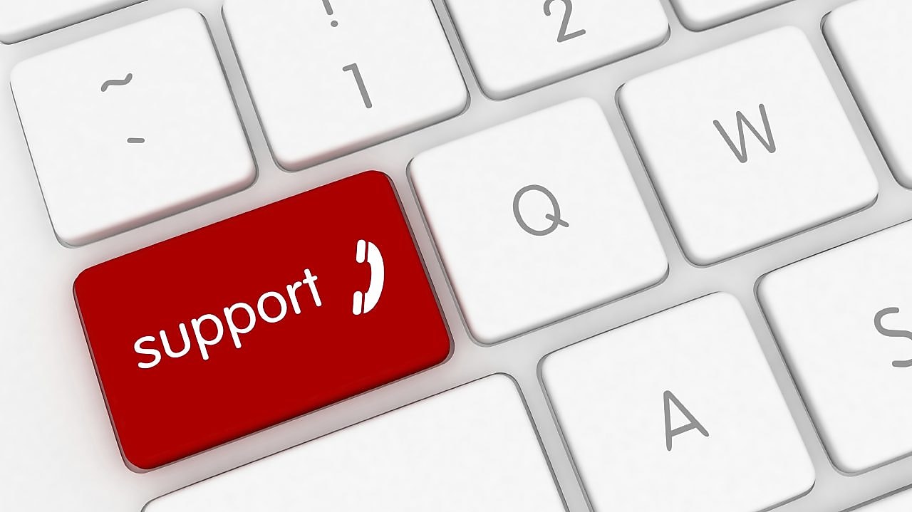 keyboard buttons with support