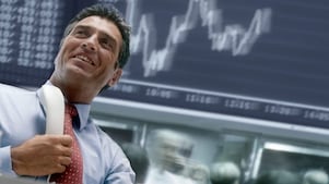 Man handlingncall on stock market