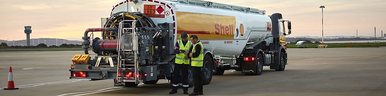 Shell Aviation fuel tank
