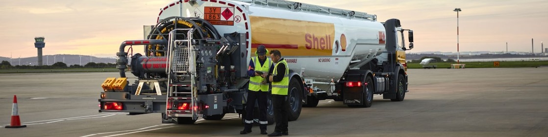 Shell Aviation fuel tank