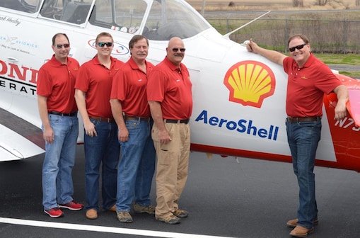 Members of the Shell Aviation Lubricants Team