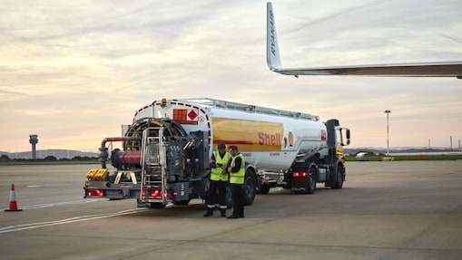 Shell Aviation fuel tank