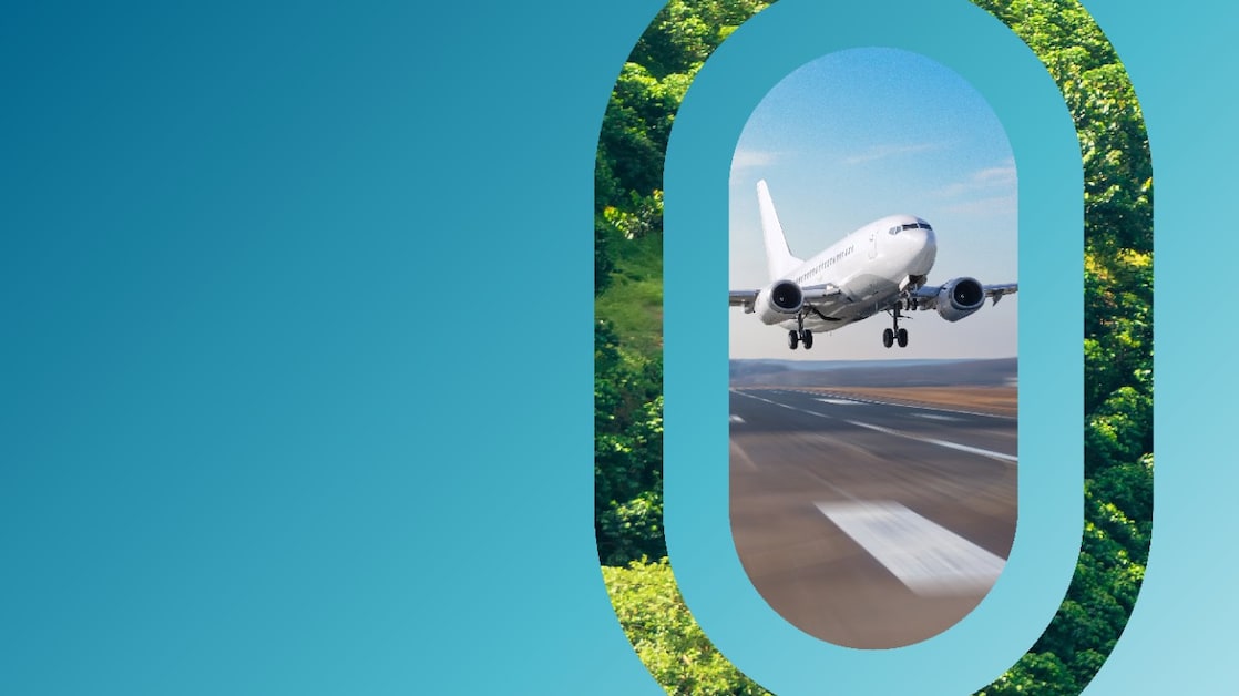 Aeroplane in icon