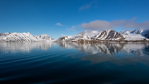 Mountain view, Svalbard, Northern Norway