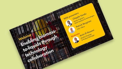 On-demand webinar: Enabling biomass-to-liquids through technology collaboration