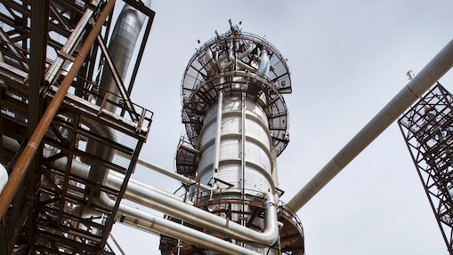 A portion of the Quest unit at the Scotford Upgrader, near Fort Saskatchewan