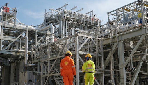 worker walking through plant