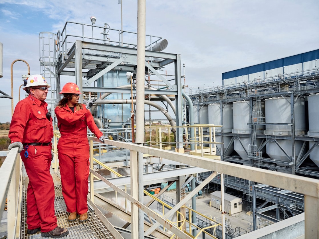 Shell Catalyst & Technologies plant in Port Allen, Louisiana, 2019