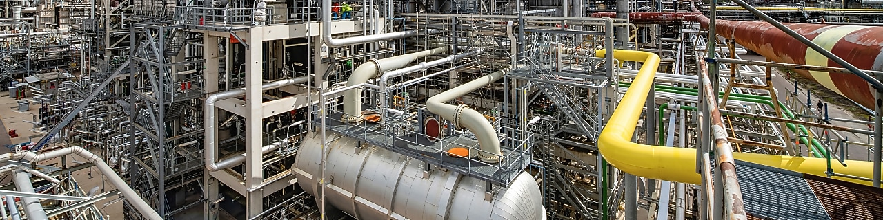 Pernis Refinery, Rotterdam. Pernis, Netherlands. Holland.