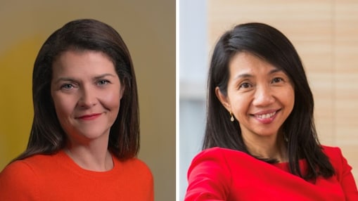 Emma Lewis (left) and Shirley Yap (right)