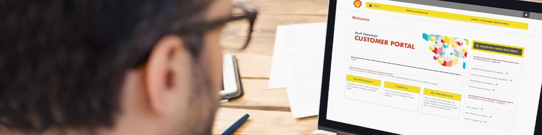 A man working on laptop