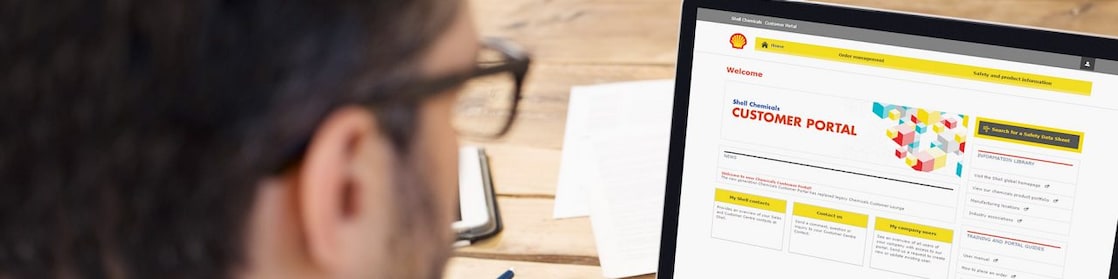 A man working on laptop