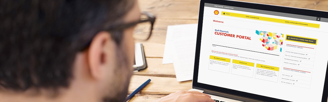 Man working on laptop