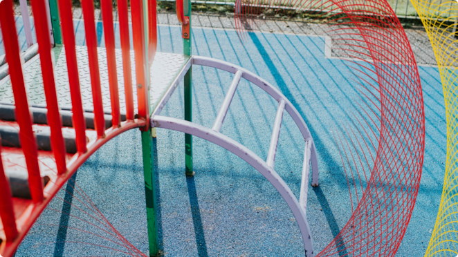 playground surface and equipment