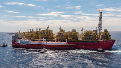 Ship in the sea