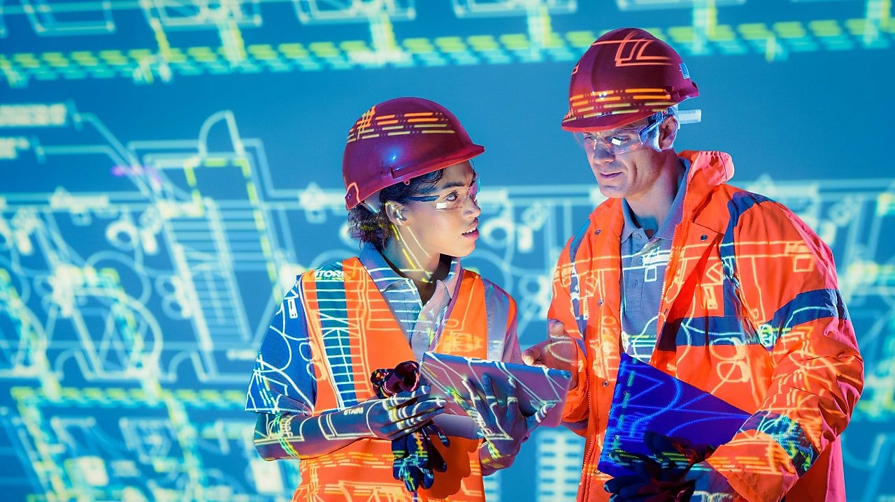 two digital technology employees