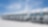 New truck fleet is parking on the yard with beautiful sky.