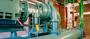 Compressor in a factory