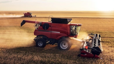 Image of agriculture truck on field