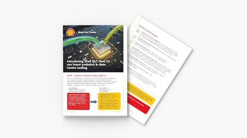 Mockup of the Shell DLC Fluid S3 Brochure