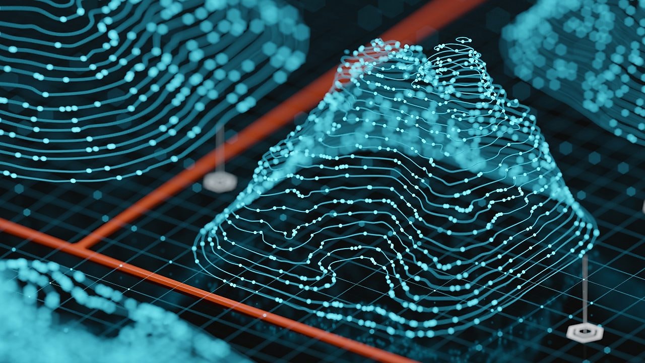 Person using the MarketHub on a tablet