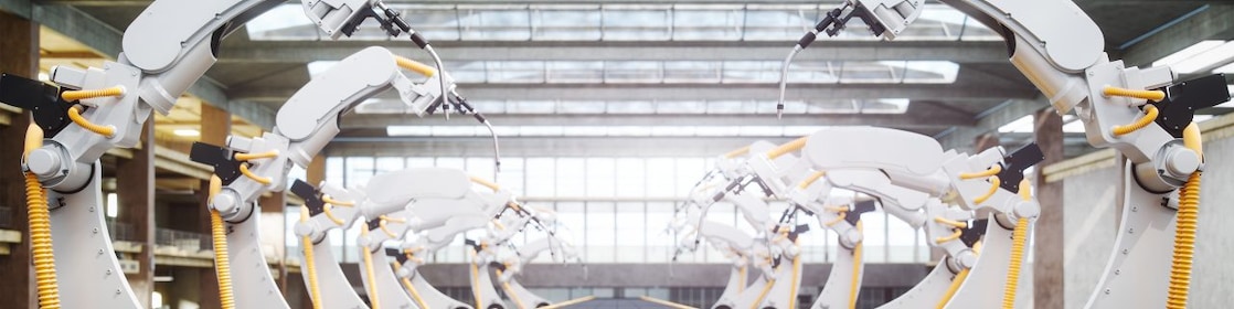 Robots in factory