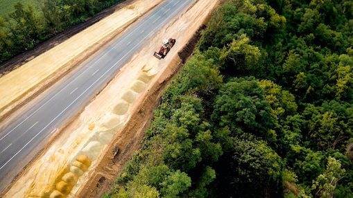 Road side construction