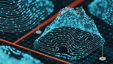 Person using the MarketHub on a tablet