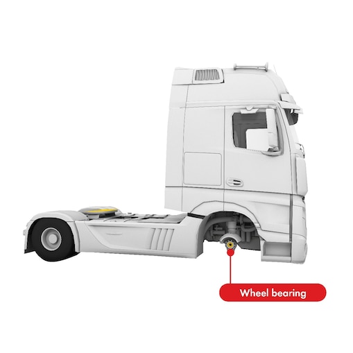 3D Model of a truck wheel bearing