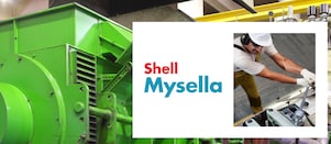 Engineer working on gas engine