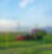 Harvester in field