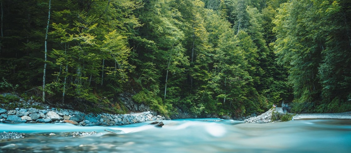 water flowing