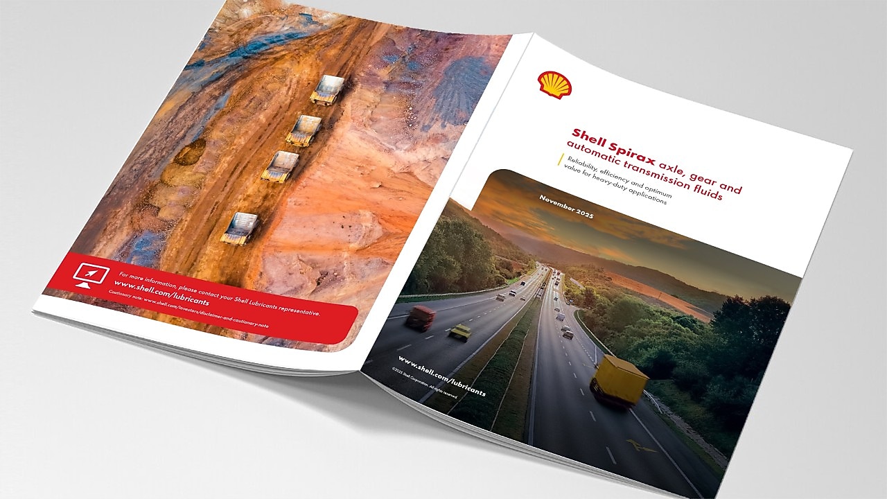 Image of the Shell Spirax Brochure Folded