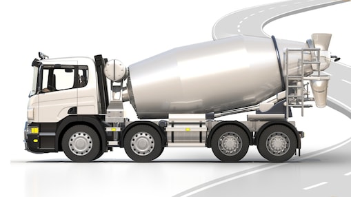 3D Model of cement mixer