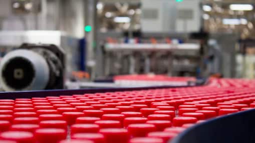 Plastics production line