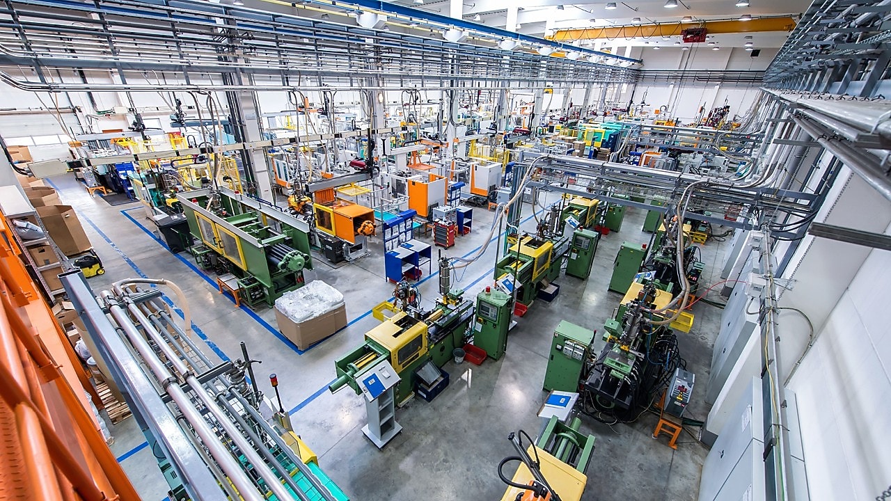 Plastic manufacturing plant